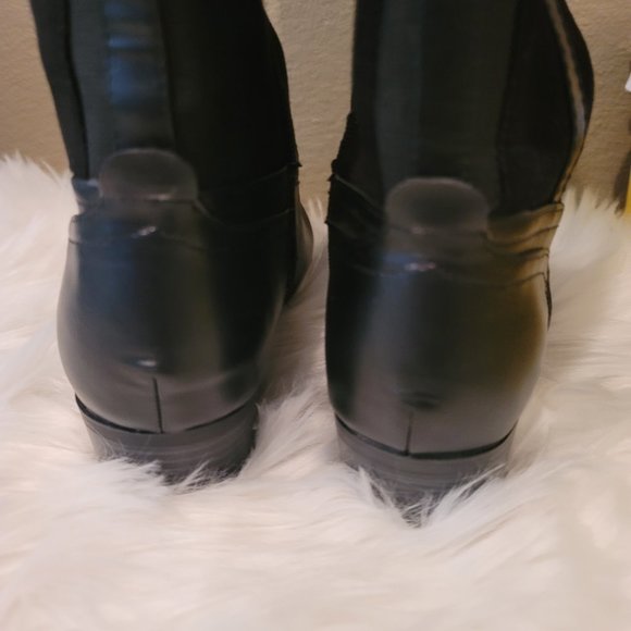 New Liz Caliborne Memory Foam Black Riding Boots - Sz 8 - Picture 10 of 10